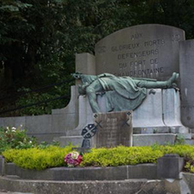 Military cemetery at the Fort of Chaudfontaine