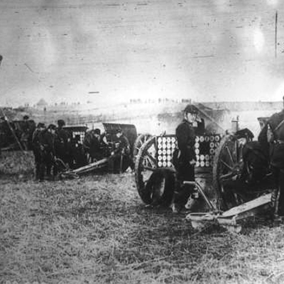 Belgian artillery around Liège