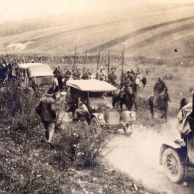 Setting out to Svistelniki, 1916