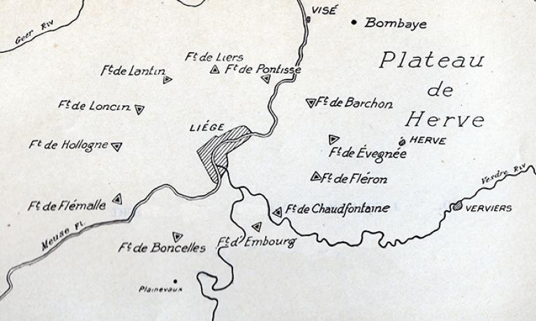 The forts of the Fortified Position Liège